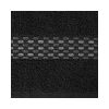 Riva jacquard törölköző Fekete 70x140 cm