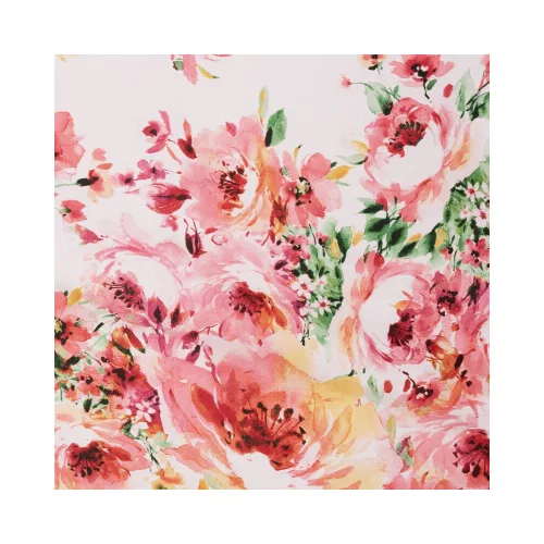 Spring01 pamut-szatén ágyneműhuzat Sötét rózsaszín 220x200 cm - 70x80 cm 2db