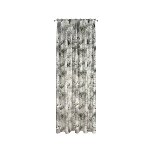 Sandy bársony sötétítő függöny Acélszürke 140x300 cm