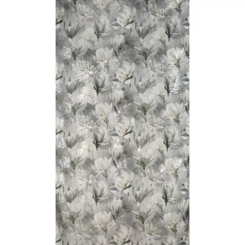Sandy bársony sötétítő függöny Acélszürke 140x300 cm