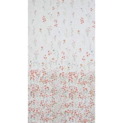Sonia mezei virágmintás dekor függöny Fehér 140x250 cm