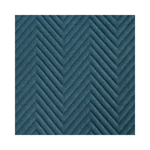 Len3 vászon szerkezetű préselt mintás ágytakaró Kék 220x240 cm