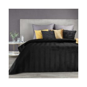 Sofia bársony ágytakaró Fekete 200x220 cm