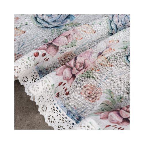 Dora vitrázs függöny Fehér 60x150 cm