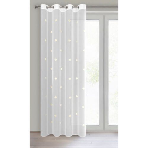 Fényáteresztő dekor függöny gyerekszobába Fehér 140x250 cm