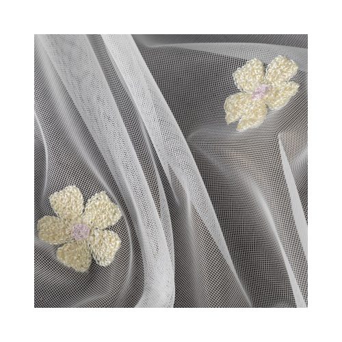 Fényáteresztő dekor függöny gyerekszobába Fehér 140x250 cm