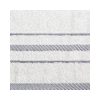 Koral pamut törölköző jacquard csíkos szegéllyel Fehér 70x140 cm