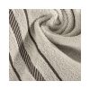 Koral pamut törölköző jacquard csíkos szegéllyel Bézs 30x50 cm