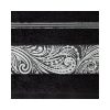 Sylwia1 jacquard törölköző Fekete 70x140 cm