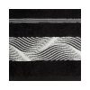 Sylwia2 jacquard törölköző Fekete 50x90 cm