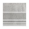 Suzana pamut törölköző jacquard mintás szegéllyel Ezüst 70x140 cm