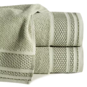   Suzana pamut törölköző jacquard mintás szegéllyel Menta 50x90 cm