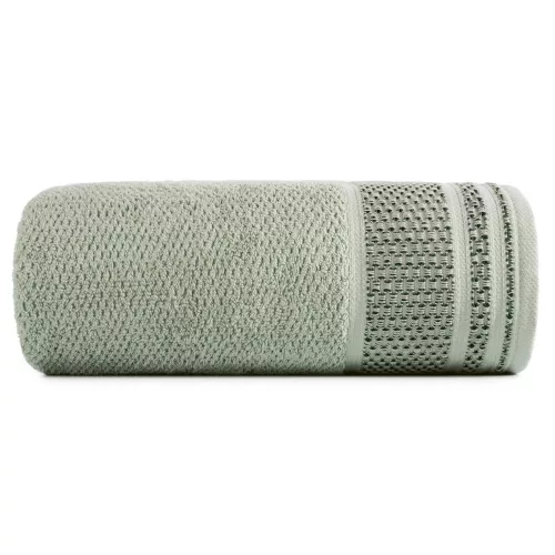 Suzana pamut törölköző jacquard mintás szegéllyel Menta 50x90 cm