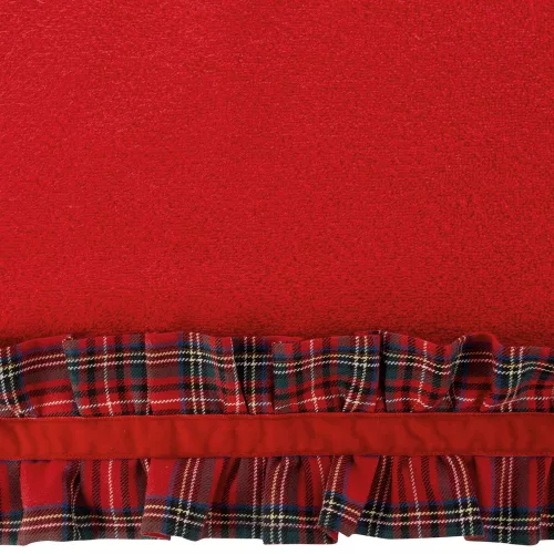 Santa1 karácsonyi hangulatú törölköző Piros 70x140 cm