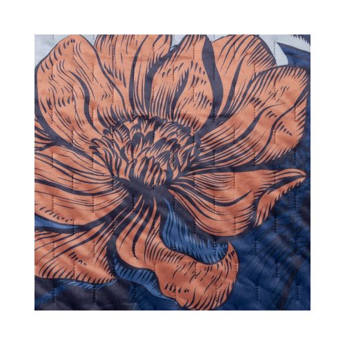 Emma bársony ágytakaró Gránátkék 220x240 cm