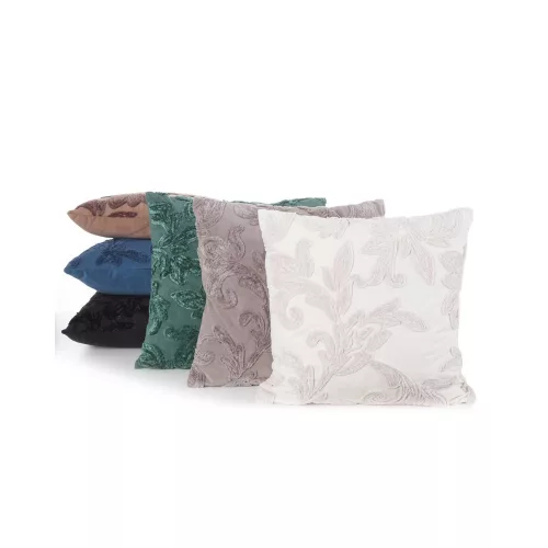 Verso bársony párnahuzat Fekete 45x45 cm