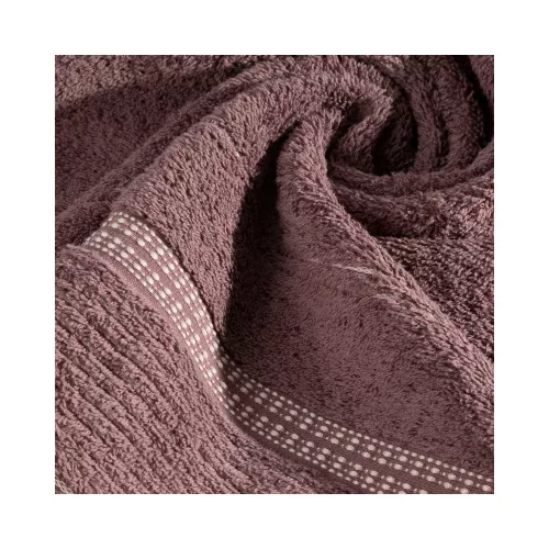 Taylor csíkos törölköző Barna 70x140 cm