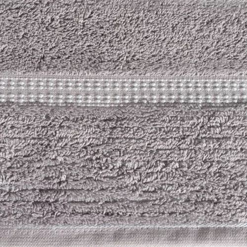 Taylor csíkos törölköző Acélszürke 50x90 cm