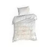 Blanca8 pamut-szatén ágyneműhuzat Fehér/arany 140x200 cm - 70x90 cm 1db