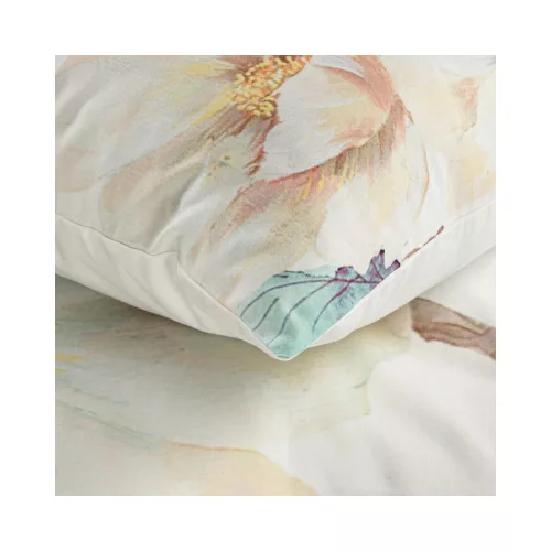 Aline pamut-szatén ágyneműhuzat Krémszín 140x200 cm - 70x90 cm 1db