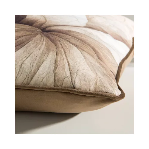 Sylvia mintás bársony párnahuzat Barna 60x60 cm