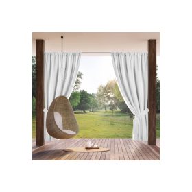   Garden vízálló kerti függöny elkötővel Fehér 155x200 cm