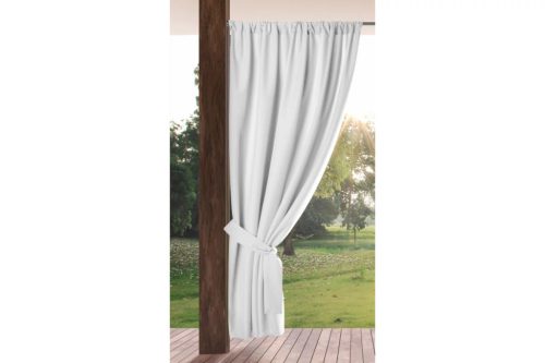 Garden vízálló kerti függöny elkötővel Fehér 155x200 cm