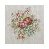 Vastagabb virágmintás gobelin terítő zsenília fonalból Szürke 100x100 cm +/- 5%