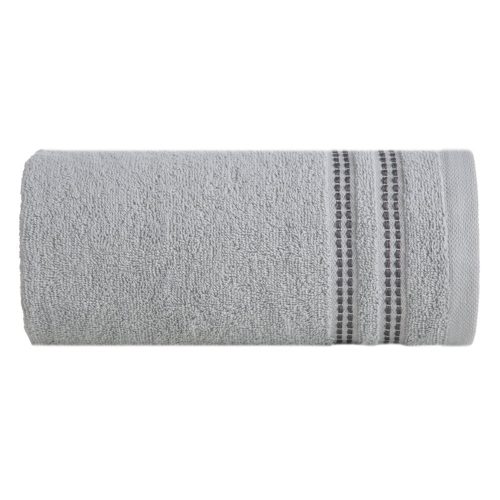 Ally csíkos törölköző Ezüst 30x50 cm