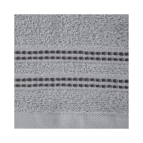 Ally csíkos törölköző Ezüst 30x50 cm