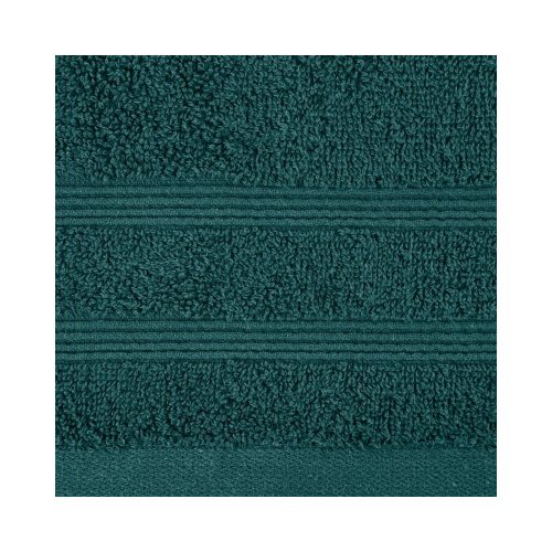 Aline pamut törölköző csíkos szegéllyel Türkiz 30x50 cm