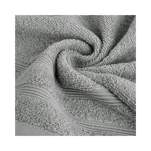 Aline pamut törölköző csíkos szegéllyel Ezüst 50x90 cm