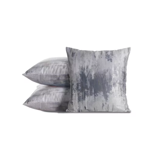 Tina bársony párnahuzat Szürke 45x45 cm