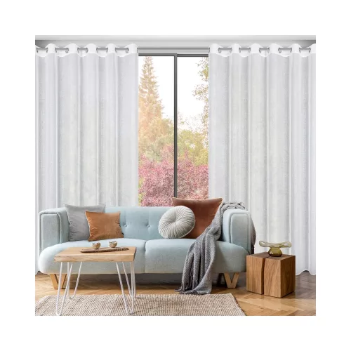 Lena mintás dekor függöny Fehér 350x250 cm