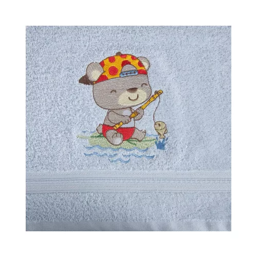 Baby51 macis gyerek törölköző Kék 50x90 cm