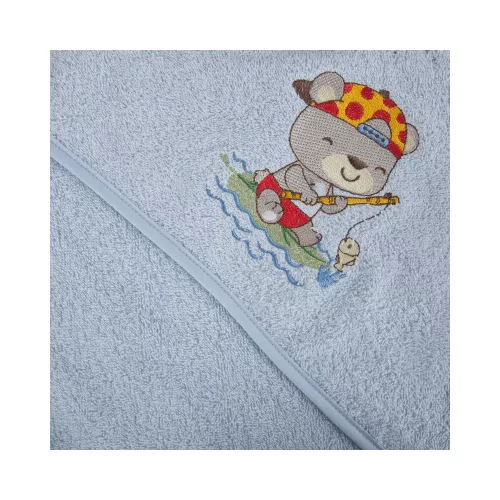 Baby51 macis gyerek törölköző Kék 50x90 cm