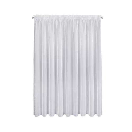 Alia fényes szállal átszőtt fényáteresztő függöny Fehér 350x270 cm