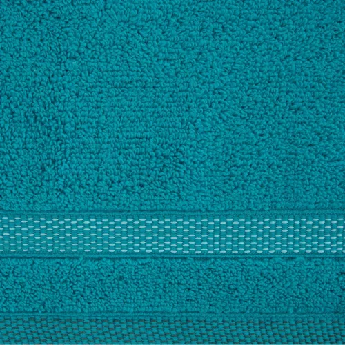 Riki csíkos pamut törölköző Világos türkiz 70x140 cm