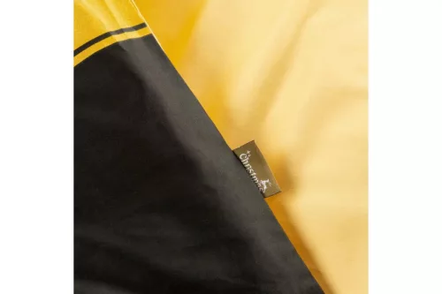 Eve01 pamut-szatén karácsonyi ágyneműhuzat Fekete/arany 160x200 cm - 70x80 cm 2db