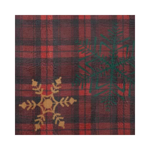 Cherry kockás karácsonyi takaró Piros 200x220 cm