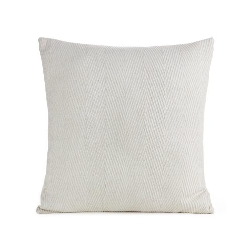 Karácsonyi párnahuzat halszálka mintával Fehér 45x45 cm