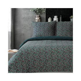   Esprit pamut ágyneműhuzat Palackzöld 200x220 cm - 70x80 cm 2db