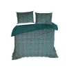 Esprit pamut ágyneműhuzat Palackzöld 200x220 cm - 70x80 cm 2db