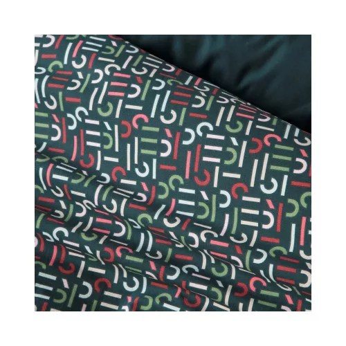 Esprit pamut ágyneműhuzat Palackzöld 200x220 cm - 70x80 cm 2db