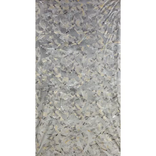 Odeta bársony sötétítő függöny Acélszürke 135x250 cm