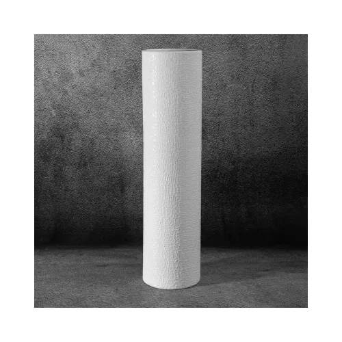 Riso3 kerámia fehér padlóváza 13x13x50 cm