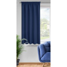 Rita egyszínű dekor függöny Gránátkék 140x175 cm