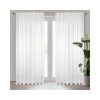 Lucy fényáteresztő függöny voile anyagból Fehér 140x270 cm