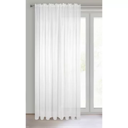 Lucy fényáteresztő függöny voile anyagból Fehér 140x270 cm