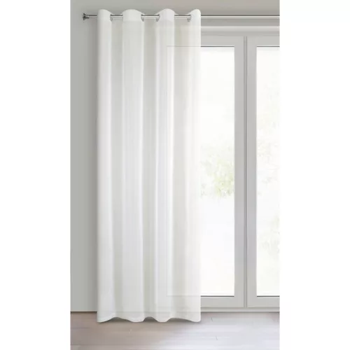Lucy fényáteresztő függöny voile anyagból Krémszín 140x250 cm